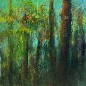 Through the Trees - Acrylic - 8 x 8 x2