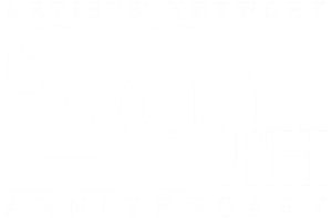 Artists Network Logo 20th white